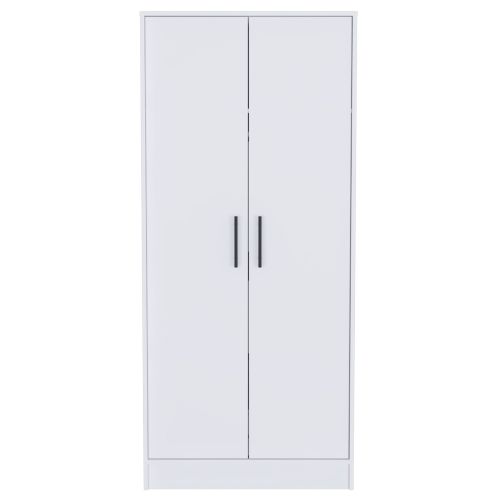 Rio Double Door Armoire; One Cabinet; Hidden Drawer